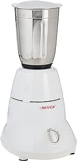 Nevica Stainless Steel Indian Mixer Grinder-3 Jars - 550W, Nv-651Ss