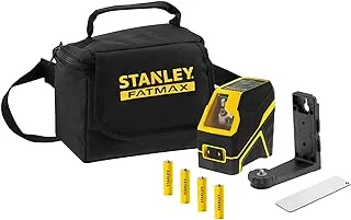 Stanley Fmht77586-1 Nivel LXe1Ser En Cruz-Verde. Pilas Alcalinas, Black Yellow