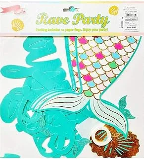 PARTY TIME - Happy Birthday Banner Mermaid Theme