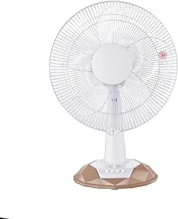 Geepas Fan, White/Gold, GF9616