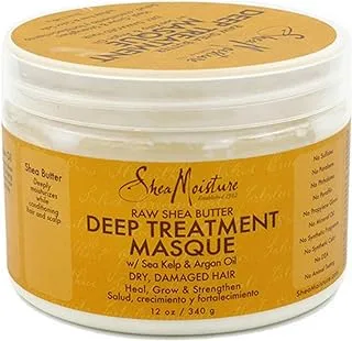 Shea Moisture Raw Shea Masque 12 Ounce Jar (354ml) (2 Pack)