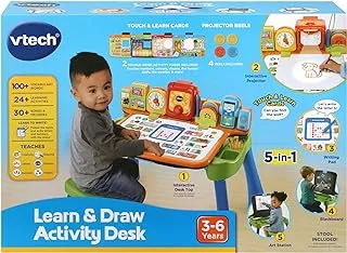 VTech Touch and Learn Activity Desk Deluxe ، متعدد الألوان ، VT80-540903