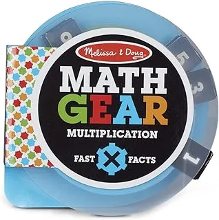 Melissa & Doug Math Gears Multiplication Interactive Board Book