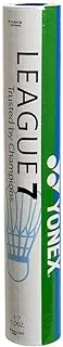 Yonex League 7 Feather Shuttlecock Speed 3, White