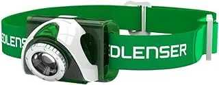 Led Lenser Seo3 Head Lamp, Green