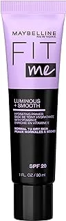 Maybelline New York Fit Me Luminous and Smooth Hydrating Primer, 30 gm