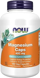 Now Foods Magnesium 400 Mg Caps 180'S