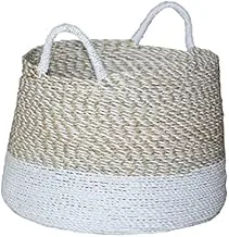 Dubai Garden Centre Plain Seagrass Cone Basket, Large