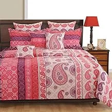 Swayam Sparkle Collection Flat Single Bedsheet Set, Pink, 180 X 270 cm, Sb-8210