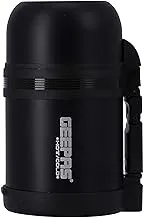 Geepas Vacuum Flask, 0.6L | Stainless Steel Vacuum Bottle Keep Hot & Cold Antibacterial topper & Cup - Perfect for Outdoor Sports, Fitness, Camping, Hiking, Office, School