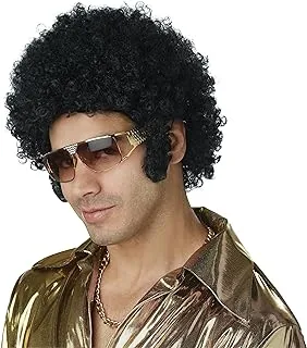 California Costumes Afro Chops Wig, Black, One Size