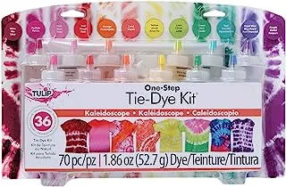 Tulip One-Step Tie-Dye Kit Kaleidoscope, 12 Colors Tie Dye