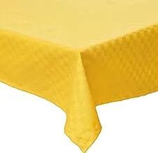 Princess 100% Cotton Dobby Jacquard Table Cover- 140X220cm - Yellow 1Pc