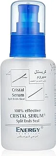 Energy Cosmetics Crystal Hair Serum, 100% Effective on Split Ends, Light Weight, Restores Tone, Boost Volume, & Repairs Hair Split Ends, LB Frosted, 60ml