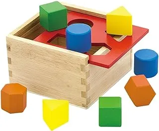 New Classic Toys Viga Wooden Shape Sorting Cube Educational Toys And Color Perception Toy For Preschool Age Toddlers Boys Girls,Multicolor,10560