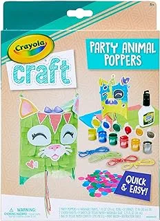 Crayola Craft Confetti Party Poppers, Animal For Kids