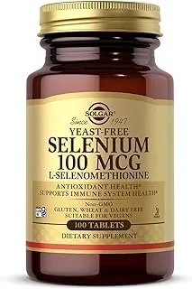 Solgar Yeast-free Selenium 100’s Tablets, 100 Mcg