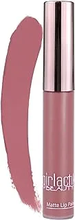 Girlactik Usa. Matte Lip Liquid In Mauve Shade. Longwear, Pigmented & Non-Drying Lipstick. -Divine