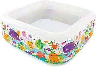 Intex Swim center clear view aquarium pool 57471, multi color