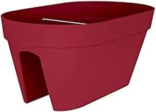 Elho Loft Urban Flower Bridge Pot, Red