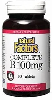 Natural Factors Complete B 100 Mg 90 Tablets