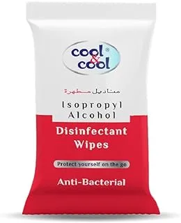 Cool & Cool Disinfectant Wipes, 10 Units