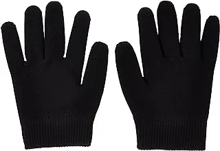 Pritty Cosmetics Spa Gel Hand Gloves, With Jojoba Oil, Olive Oil, Vitamin E, & Lavender Oil, Deep Moisturizing & Smooth Hands, Black