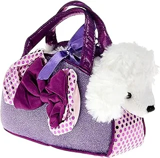 Aurora Fancy Pal Poodle With Bow, Multi-Colour, 8 In, Au32731