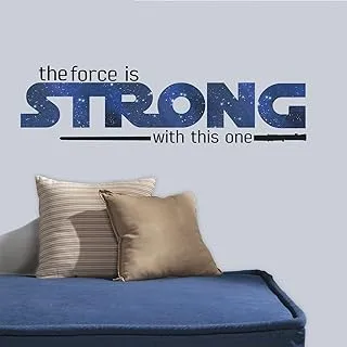 Roommates Star Wars Classic The Force Is Strong Quote Wall Decal, Multi-Colour, RMK3077SCS