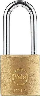 Yale 1130025 Series Long shackle padlock 25 mm Brass