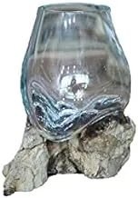 Dubai Garden Centre Water Drop Vase, 15 cm Diameter, Natural