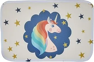 Goldedge Unicorn Stars Girls Beautiful Cute Soft Home Decor Bath Mats, Multicolor, Wm