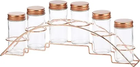 Harmony Table Top 6Pcs Glass Spice Jar Set 90ml