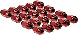 Rugged Ridge 16715.24 Wheel Lug Nut, Set Of 20, 1/2-20, Red