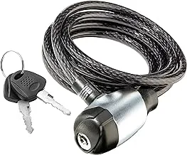 Schwinn Anti Theft Bike Lock, Cable or U-Lock, Keys or Combination, Ideal for Bicycles, Electric Bikes, Scooters, and Outdoor Equipment