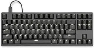 Drop Entr Mechanical Keyboard — Tenkeyless Anodized Aluminum Case, Doubleshot Shine-Through Pbt Keycaps, N-Key Rollover, Usb-C, White Backlit Led, Fast & Linear Switches (Black, Gateron Yellow)