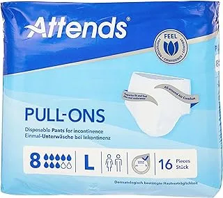 Attends Pull Ons 8, Large, Pack Of 16