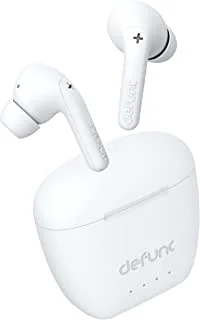 Defunc True Audio App Control Bluetooth Wireless Earbuds With Charging Case White