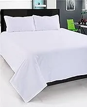 Kingtex Bed Sheet, White, 260 X 280cm, Bs11402.04