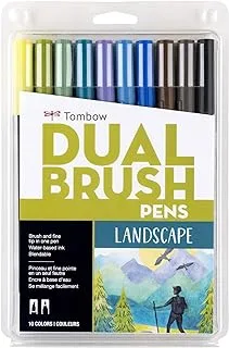 Tombow ABT DUAL BRSH SET 10/LANDSCAPE