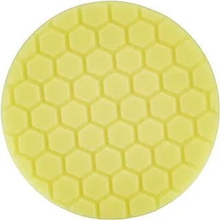 Chemical Guys Bufx_101_Hex6 Hex Logic Heavy Cutting Pad, Yellow - 6.5 Inches