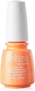 Gelaze Sun Of A Peach Gel And Base Nail Polish 14 Ml, Light Orange