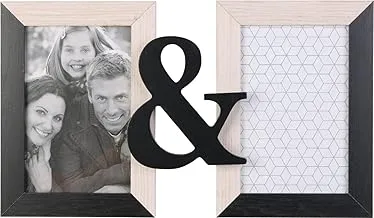 YOU & ME - DUO WOODEN PHOTO FRAME 10 X 15 CM