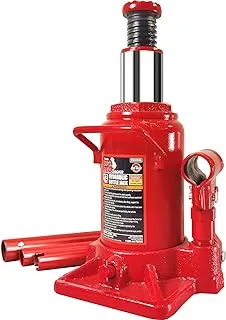 BIG RED T91207A Torin Hydraulic Stubby Low Profile Welded Bottle Jack, 12 Ton (24,000 lb) Capacity,