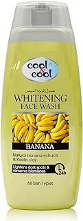 Cool & Cool Whitening Face Wash | Lightens Skins, Removes Blemishes | Banana | 200 ml | Pack of 1, Yellow