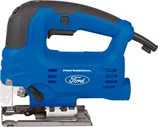 Ford Tools 550 Watt Variable Speed Jigsaw With 4 Position Pendulum Action For Wood, Metal, And Steel Cutting,Blue, Fp7-0047