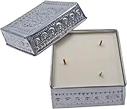 Dubai Garden Centre Natural Wax Offering Tin Candle Box - Large