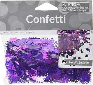 Creative Converting princess party confetti foil crowns 14 g