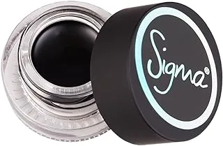 Sigma Beauty MATTE Gel Eye Liner, smooth & creamy vegan formula, Comfortable long wear, water & smudge proof makeup, Black Wicked.