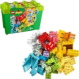 LEGO DUPLO Classic Deluxe Brick Box 10914 Learning and Education Toys Set; Building Blocks Toy for Toddlers (85 Pieces)